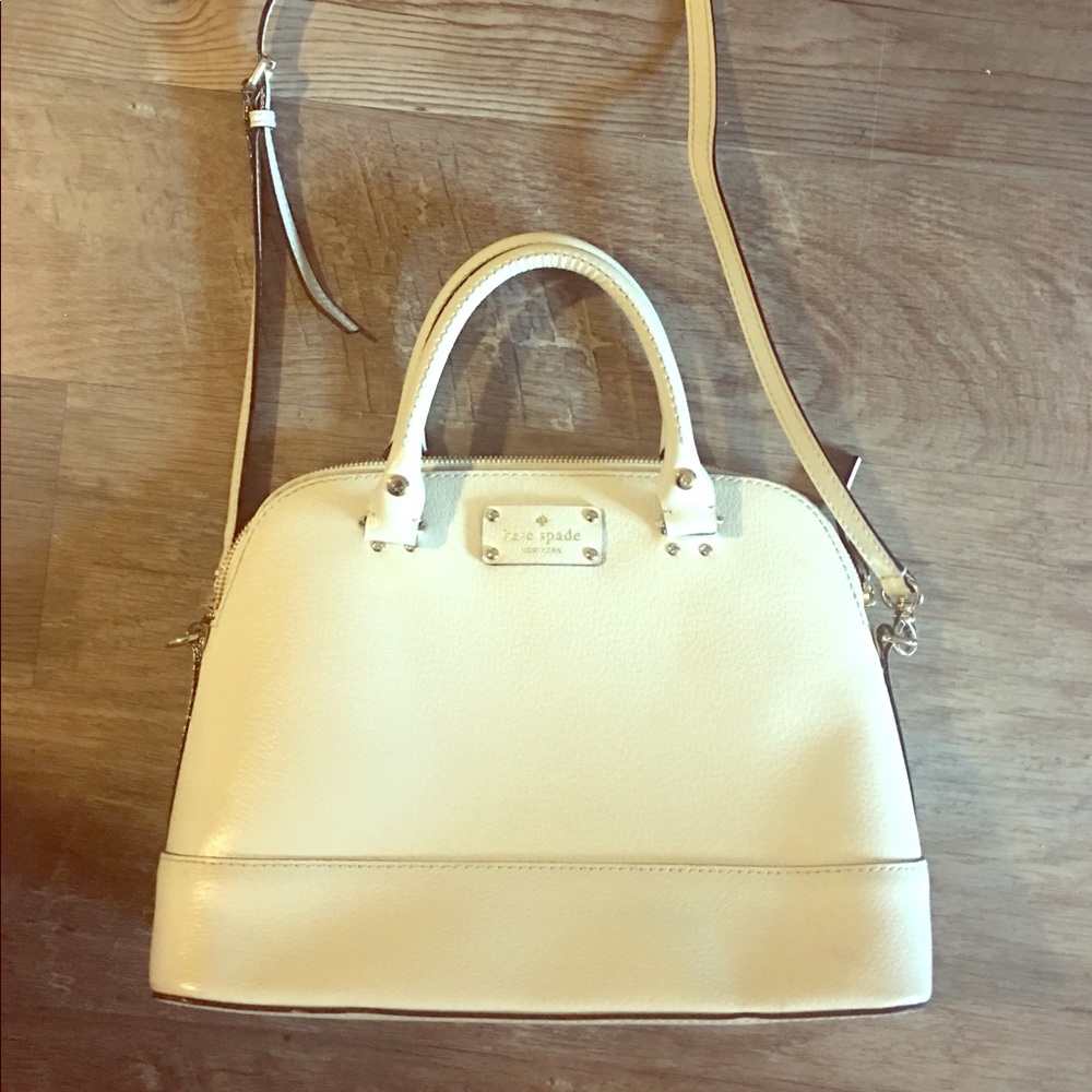 Kate Spade ♠️ white tote